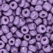 Glasperlen rocailles 6/0 (4mm) Crocus petal purple